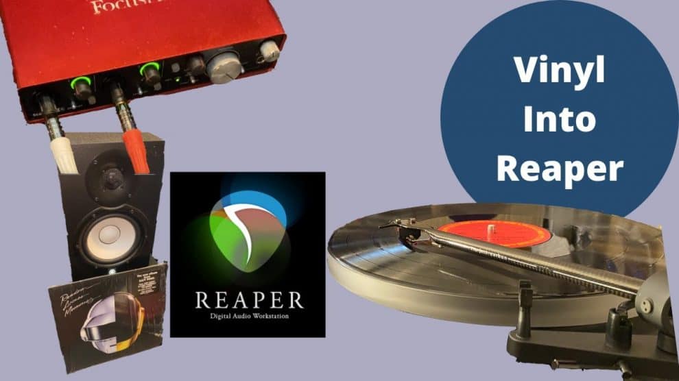 Record Vinyl Records into Reaper