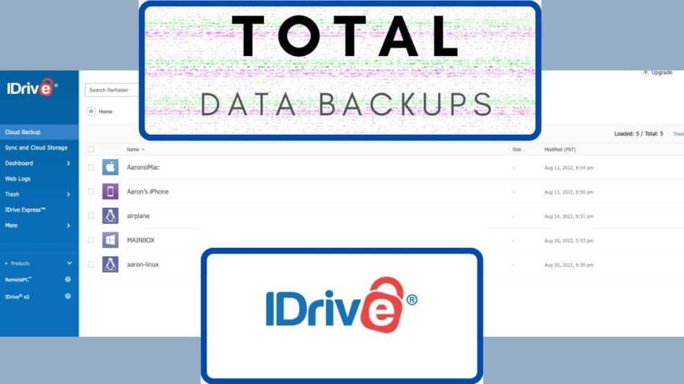 IDrive - Completely Easy Backups